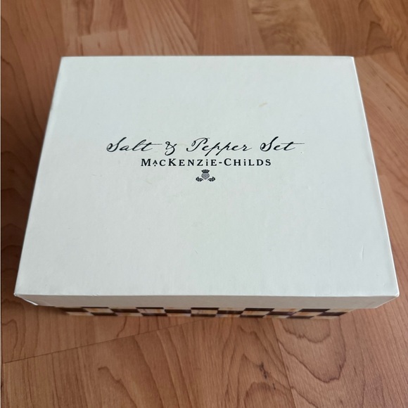 Mackenzie-Childs Salt & Pepper Shaker Santa & Snowman - Picture 2 of 8